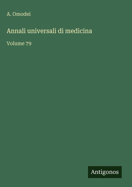 Annali universali di medicina