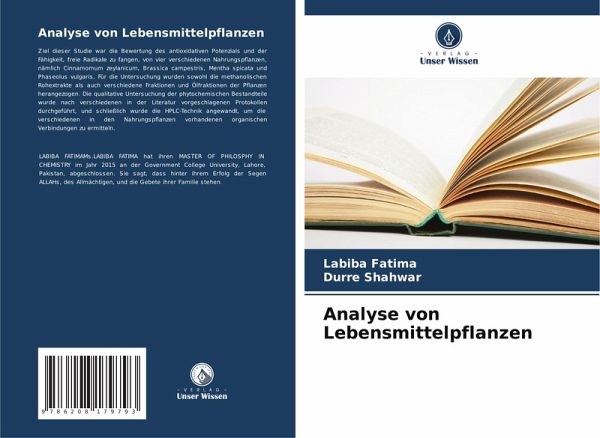 Analyse von Lebensmittelpflanzen Analyse von Lebensmittelpflanzen