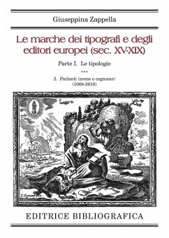 Cover Le marche dei tipografi e degli editori europei (sec. XV-XIX)