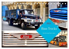 Hino Trucks - Nutzfahrzeuge Made in Japan (Tischkalender 2025 DIN A5 quer), CALVENDO Monatskalender