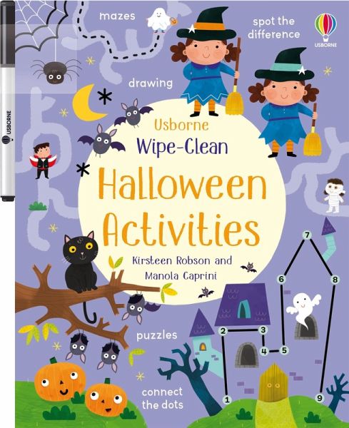 Wipe-Clean Halloween Activities Wipe-Clean Halloween Activities