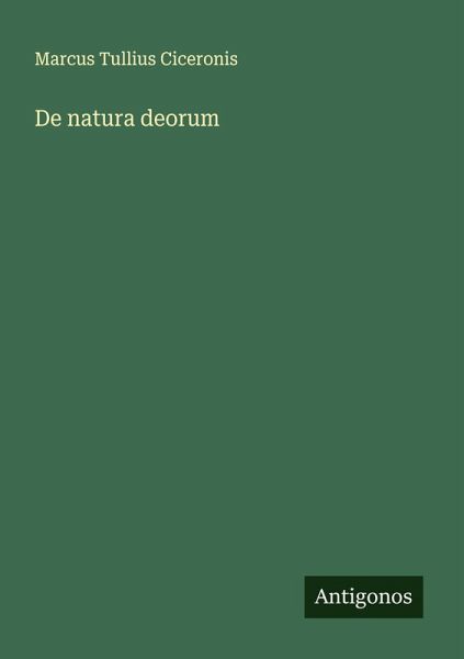De natura deorum