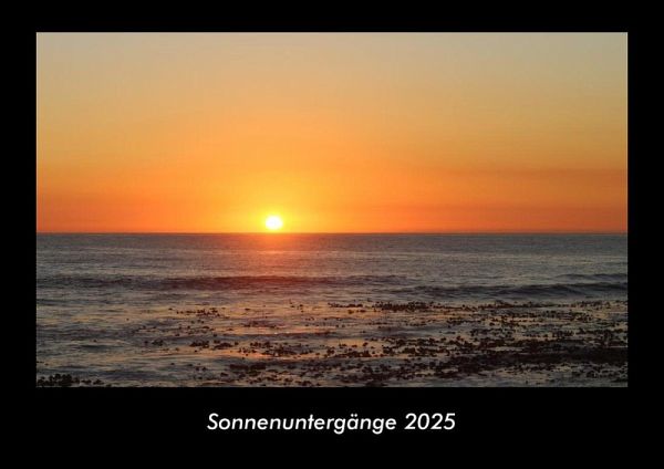 Sonnenuntergänge 2025 Fotokalender DIN A3