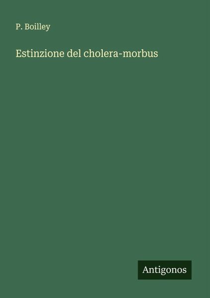 Estinzione del cholera-morbus