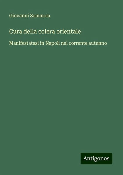 Cura della colera orientale Cura della colera orientale