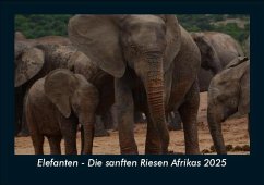 Cover Elefanten - Die sanften Riesen Afrikas 2025 Fotokalender DIN A5