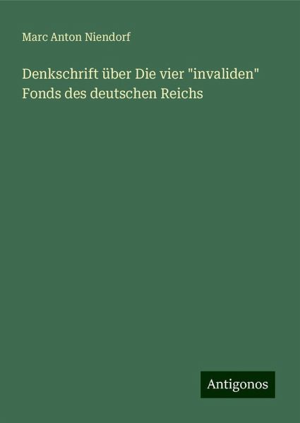 Denkschrift über Die vier Denkschrift über Die vier