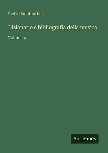 Dizionario e bibliografia della musica