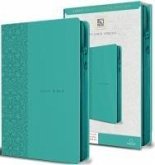 KJV Holy Bible, Large Print Handy Size, Aquamarine Premium Imitation Leather W/Ribbon Marker, Red Letter, Zipper KJV Holy Bible, Large Print Handy Size, Aquamarine Premium Imitation Leather W/Ribbon Marker, Red Letter, Zipper