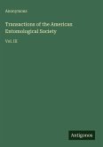 Transactions of the American Entomological Society