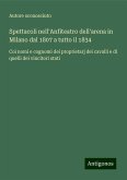 Spettacoli nell'Anfiteatro dell'arena in Milano dal 1807 a tutto il 1834