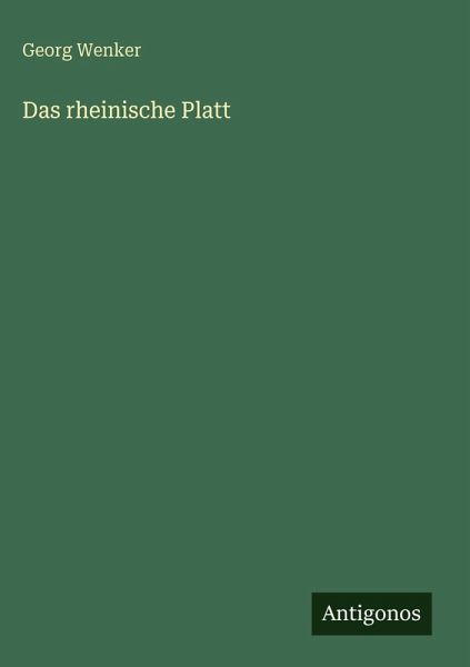 Das rheinische Platt