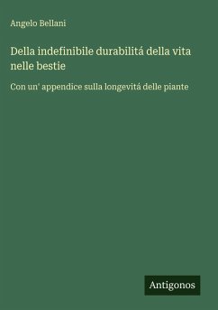 Cover Della indefinibile durabilitá della vita nelle bestie
