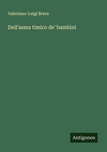 Dell'asma timico de' bambini