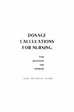 Cover Dosage Calculations for Nursing (eBook, ePUB)