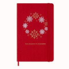 Cover Moleskine Holiday Notizbuch, L/A5, Liniert, fester Einband, Scharlachrot