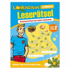 Cover Löwenzahn-3-Minuten Leserätsel: Kreuzworträtsel und andere Knobeleien