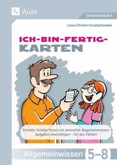 Cover Ich-bin-fertig-Karten Allgemeinwissen Klassen 5-8