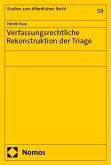 Verfassungsrechtliche Rekonstruktion der Triage Verfassungsrechtliche Rekonstruktion der Triage