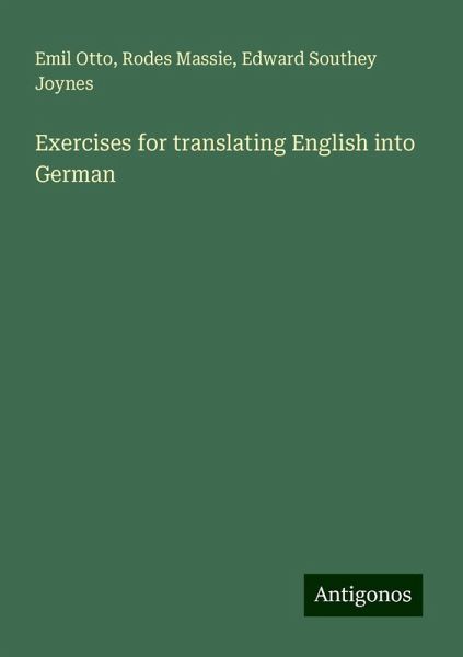 Exercises for translating English into German