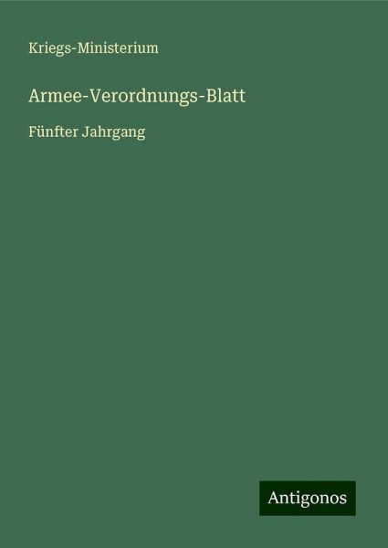 Armee-Verordnungs-Blatt
