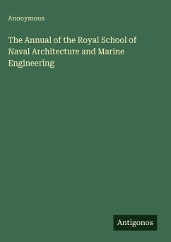 Cover The Annual of the Royal School of Naval Architecture and Marine Engineering
