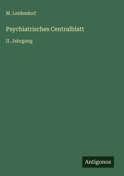 Cover Psychiatrisches Centralblatt