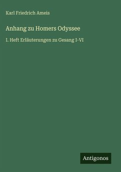 Cover Anhang zu Homers Odyssee