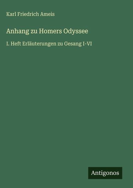 Anhang zu Homers Odyssee