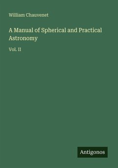 Cover A Manual of Spherical and Practical Astronomy