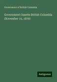 Government Gazette British Columbia (November 15, 1879)