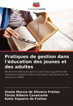 Cover Pratiques de gestion dans l'éducation des jeunes et des adultes
