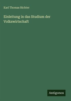 Cover Einleitung in das Studium der Volkswirtschaft