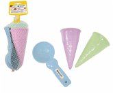 Spielstabil 7558 - Eisförmchenset Eis-Duo 3-teilig pastellfarben, Sandspielzeug Spielstabil 7558 - Eisförmchenset Eis-Duo 3-teilig pastellfarben, Sandspielzeug