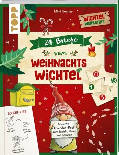 Cover 24 Briefe vom Weihnachtswichtel Adventskalenderbuch  (Mängelexemplar)