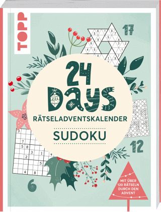 24 DAYS RÄTSELADVENTSKALENDER - Sudoku   (Mängelexemplar)