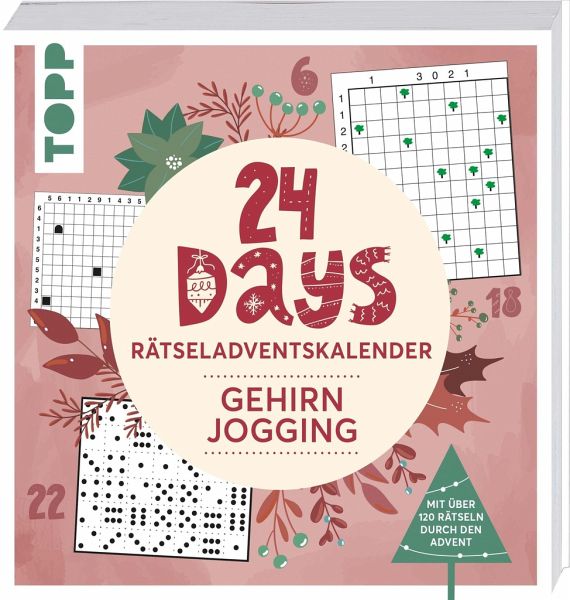 24 DAYS RÄTSELADVENTSKALENDER - Gehirnjogging   (Mängelexemplar)