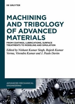 Cover Machining and Tribology of Advanced Materials