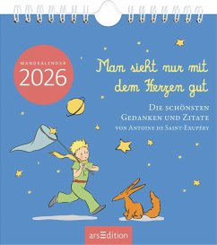 Wandkalender Man sieht nur mit dem Herzen gut 2026 Cover Wandkalender Man sieht nur mit dem Herzen gut 2026