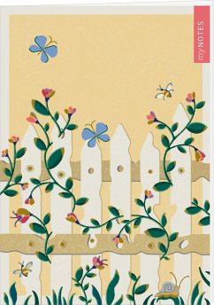 Cover myNOTES Papeterie: Notizheft Cottage Style: Blumenranken