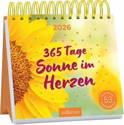 Cover Postkartenkalender 365 Tage Sonne im Herzen 2026