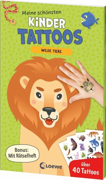 Meine schönsten Kindertattoos - Wilde Tiere Meine schönsten Kindertattoos - Wilde Tiere
