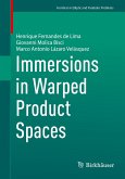Immersions in Warped Product Spaces Immersions in Warped Product Spaces