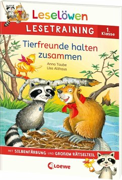 Cover Leselöwen Lesetraining 1. Klasse - Tierfreunde halten zusammen