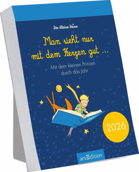 Abreißkalender Man sieht nur mit dem Herzen gut ... 2026 Abreißkalender Man sieht nur mit dem Herzen gut ... 2026