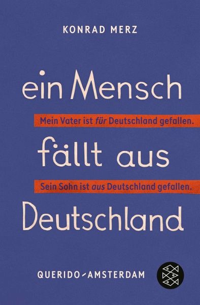 Ein Mensch fällt aus Deutschland