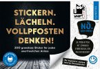 Böse Sprüche Stickerheft: Stickern. Lächeln. Vollpfosten denken! Böse Sprüche Stickerheft: Stickern. Lächeln. Vollpfosten denken!