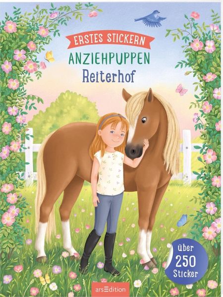 Erstes Stickern Anziehpuppen - Reiterhof Erstes Stickern Anziehpuppen - Reiterhof