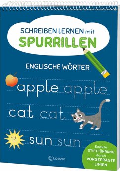 Cover Schreiben lernen mit Spurrillen - Englische Wörter