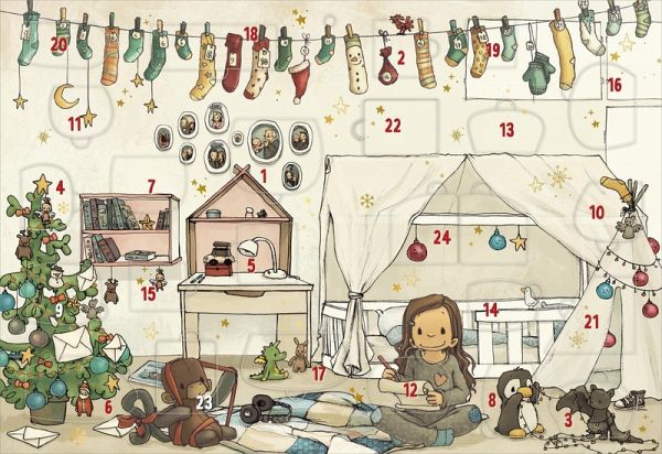 Adventskalender - Weihnachten mit Anouk   Wandkalender